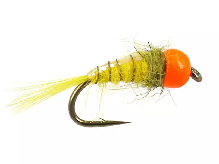 TG Tinsel Yellow Hot Orange Nymph