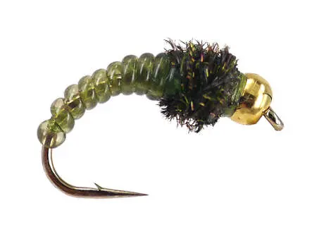 Caddis Larve Olive 12