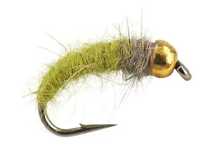 TG Beige & Olive Grayling Nymph 12