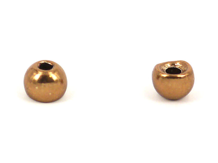 Tungsten beads - METALLIC BROWN - 10 pc.