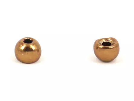 Tungsten beads - METALLIC BROWN - 10 pc.