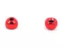 Tungsten beads - METALLIC RED - 10 pc.