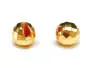 Tungsten beads faced- GOLD - 10 pc.