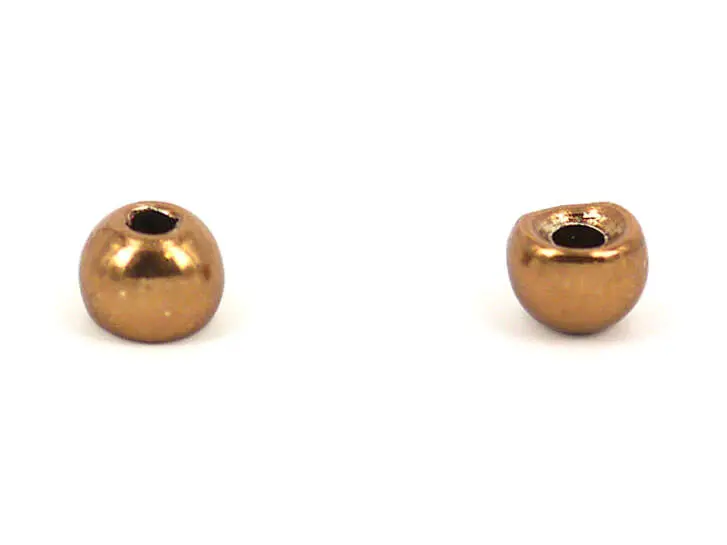 Tungsten beads - METALLIC BROWN - 10 pc. - 3,0 mm