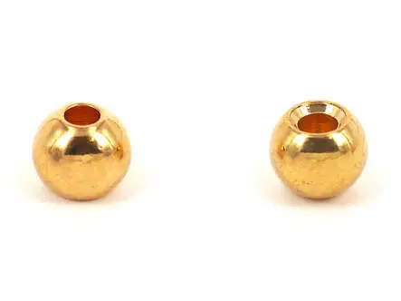 Brass beads - GOLD - 25 pc. - 2,4 mm