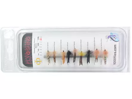 Set Trichoptera (Adult Sedge) - L - 9 flies