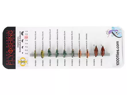 Set Crustacea (Gammarus & Asellus) - S - 10 flies