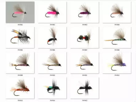 Set Grayling Flies - XXS - 15 flies