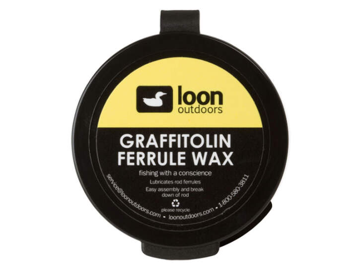 GRAFFITOLIN FERRULE WAX loon outdoors - paste for fly rod...