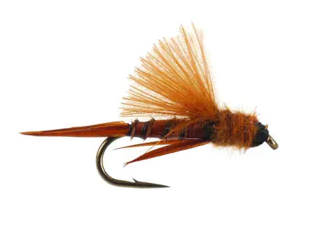 CDC Little Surface Nimph - Rusty Brown 16