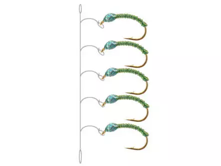 Coregonus line ALL OLIVE GLITTER