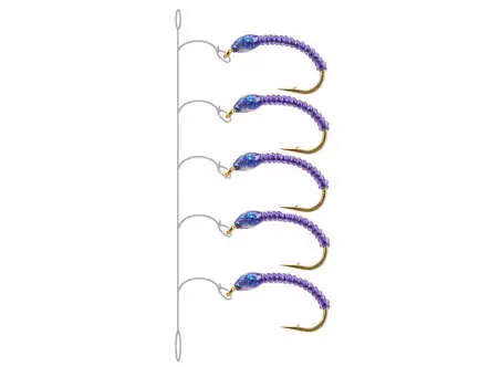 Coregonus line ALL PURPLE GLITTER