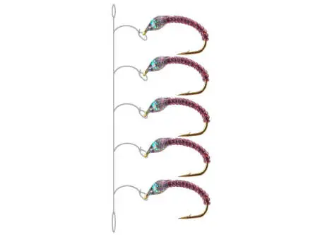 Coregonus line ALL CLARET GLITTER 14