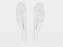 Realistic wing material for wasps, ants, craneflies, midges - size G1