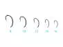 Hooks hends SHRIMP 1x strong 510BL - 25 pc.