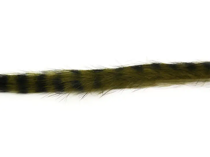 BARRED ZONKER STRIPS hotfly - 2 pc. x 35 cm - dark olive / black barred