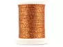 GLITTER THREAD textreme - 230 den - 35 m - light brown