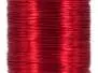 FINE METAL THREAD hotfly - 0,18 mm - 15 m - red