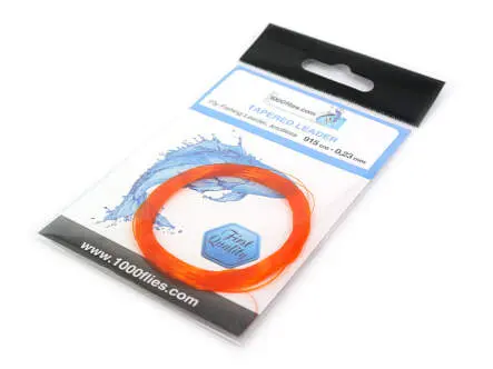 Tapered leader EURONYMPH - 30 ft (915 cm) - 0,23 mm - fluo orange