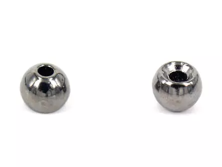 Tungsten beads - BLACK NICKEL - 100 pc.