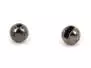 Tungsten beads slotted - BLACK NICKEL - 100 pc.