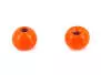 Tungsten beads - FLUO ORANGE - 10 pc.