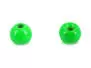 Tungsten beads - FLUO GREEN - 10 pc.