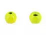 Tungsten beads - FLUO YELLOW - 10 pc.