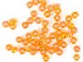 UV-RAINBOW GLASS BEADS hotfly - 2,6 mm - 100 pc. - orange