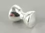 DUMBBELL EYES hotfly - 10 pc. - L (5,5 x 9,5 mm) - silver