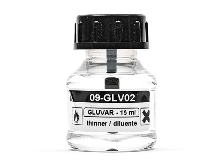 Thinner for premium varnish GLUVAR - 15 ml