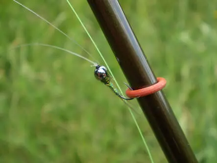 REMOVABLE FLY ROD RING for european nymphing