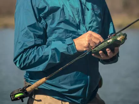 FLY ROD HOLDER for belt (left)