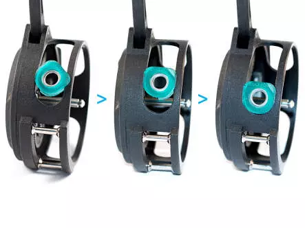 LINE GUIDE PRO for fly reel Vivarelli Standard FV102 for european nymphing