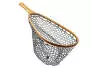 Wooden landing net EXCELLENCE PROTECT - handmade in Italy - dark