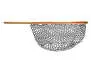 Wooden landing net EXCELLENCE PROTECT - handmade in Italy - dark