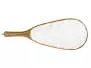 Wooden landing net EXCELLENCE GHOST PROTECT - handmade in Italy - clear