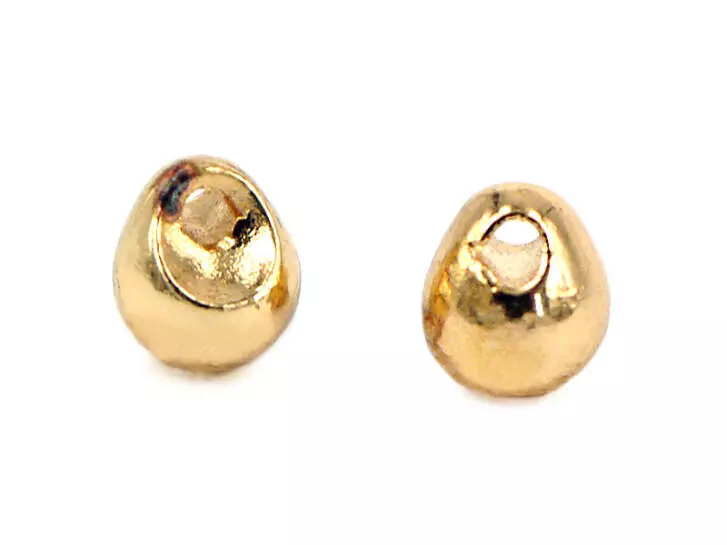 Jig off tungsten beads - GOLD - 10 pc.