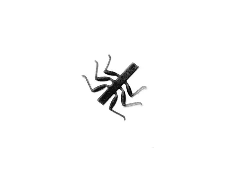 J:son Realistic Mayfly nymph legs - N4 - 12 pc. - black