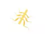 J:son Realistic Stonefly nymph legs - S3 - 12 pc. - yellow