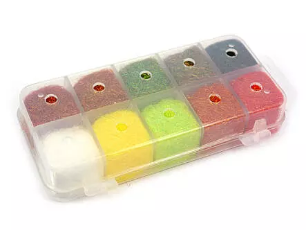 Dubbing dispenser FINE SYNT hotfly - 10 x 1 g