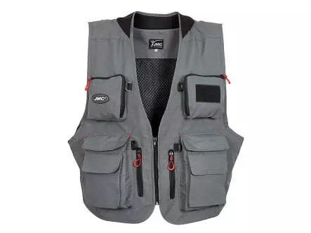 Classic fishing vest jmc TRADITION V2 grey