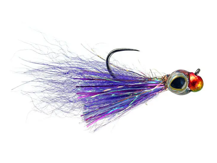 Twaid Shad Streamer Purple 8