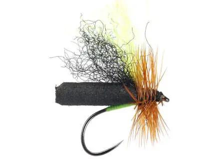 Black Chartreuse Evo Slickwater Caddis BL