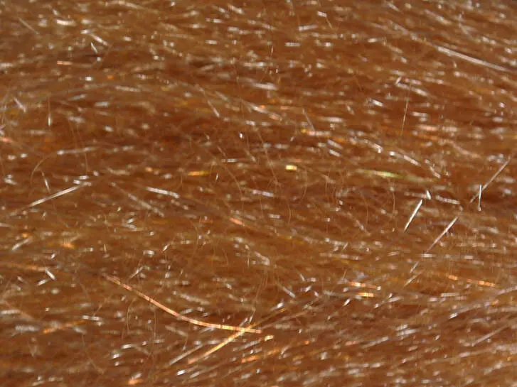 FLASH GHOST HAIR hotfly - 2 g - rusty brown