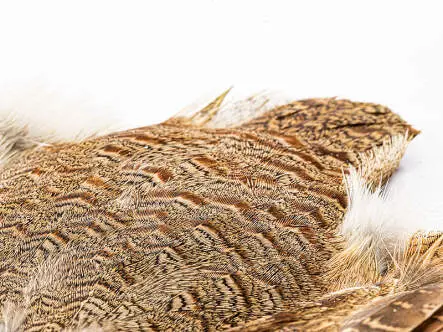PARTRIDGE ENGLISH GREY (perdix perdix) gold selection hotfly - made in Italy