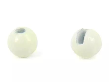Tungsten beads slotted - GLOWING - 100 pc.