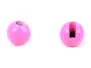 Tungsten beads slotted - FLUO PINK - 10 pc.