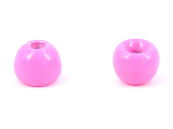 Tungsten beads - FLUO PINK - 10 pc. - 4,0 mm