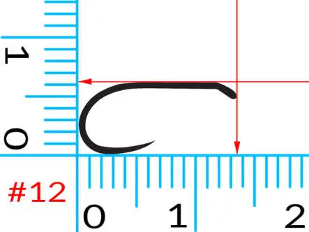 Hooks hotfly DRY NYMPH 1x strong barbless - 25 pc.